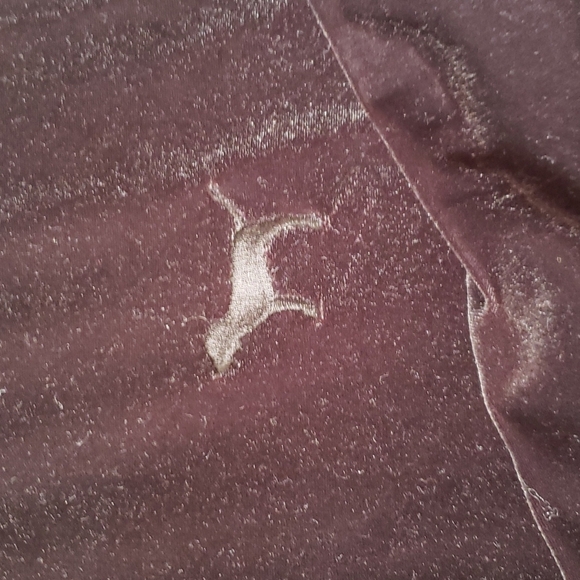 Pink by Victoria secret velvet pullover hoodie - Picture 2 of 3